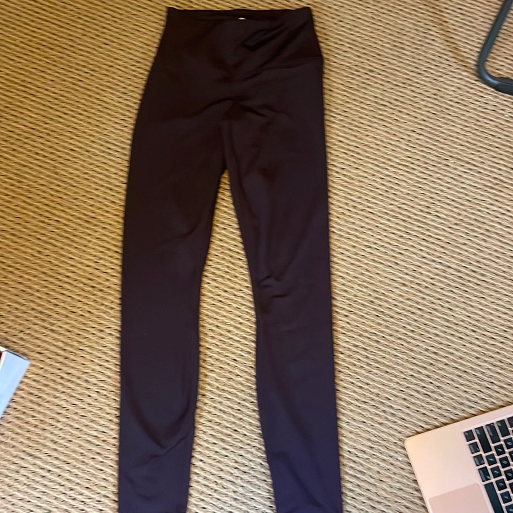 Burgundy Athletic Leggings Size Xs Brand 90 Degrees